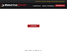 Tablet Screenshot of disruptivestrong.com